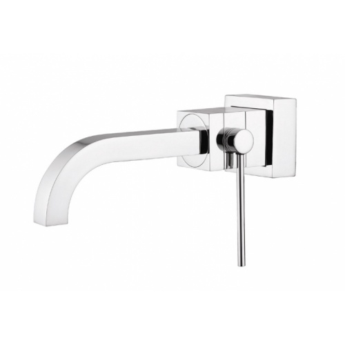 Mitigeur de lavabo mural CUBE chromé 
