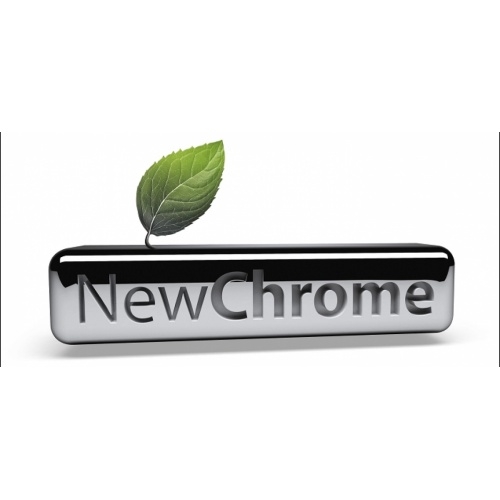 Paroi de douche fixe Lunes H 90cm Serigraphie Chromé Logo new chrome Paroi de douche fixe Lunes H 90cm Serigraphie Chromé Logo new chrome