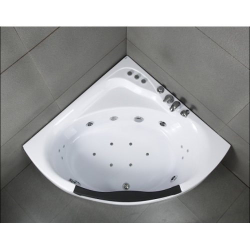 Baignoire d'angle balnéo CARAIBES 135x135cm Bora bora 1880 Baignoire d'angle balnéo CARAIBES 135x135cm Bora bora 1880