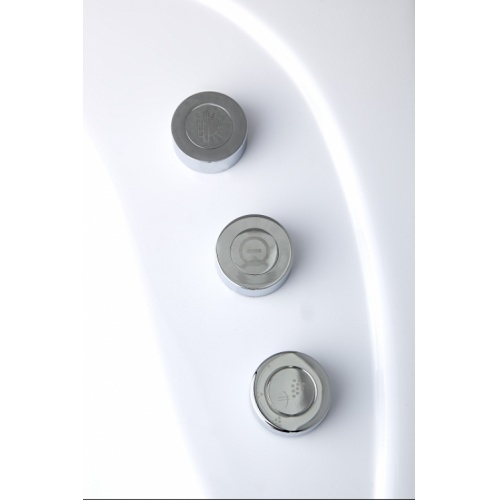 Baignoire d'angle balnéo CARAIBES 135x135cm Bora bora 1908 Baignoire d'angle balnéo CARAIBES 135x135cm Bora bora 1908