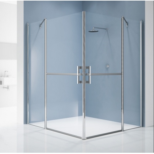 Paroi FREE 1A avec ouverture en 2 parties - Angle 155x155cm Free a 1k Paroi FREE 1A avec ouverture en 2 parties - Angle 155x155cm Free a 1k