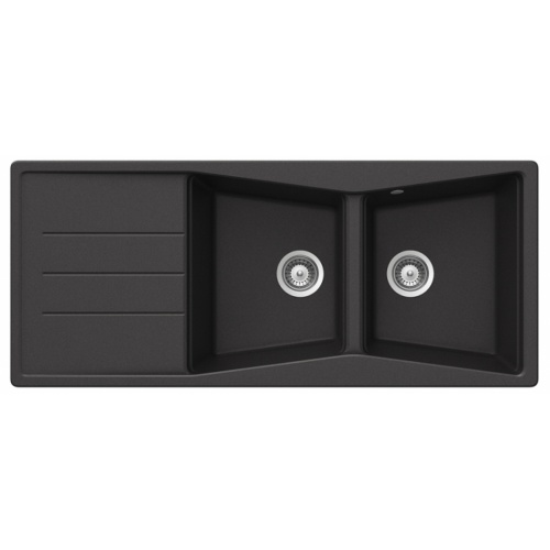 Evier de cuisine OPUS 2 Cuves Nero - EV1121 Evier de cuisine OPUS 2 Cuves Nero - EV1121