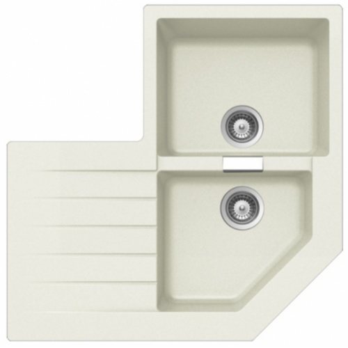 Evier de cuisine d'angle PRIMUS 2 Cuves Alpina - EV22431PC Primus angle alpina