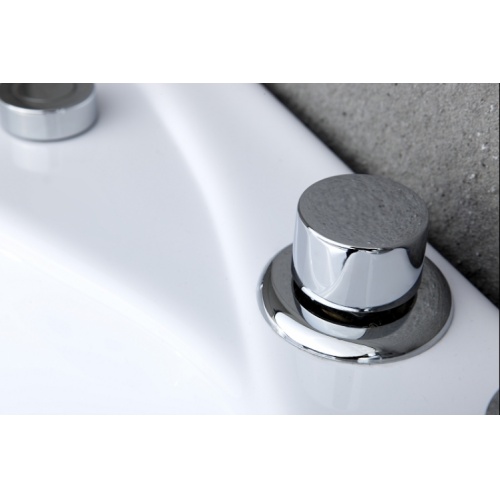 Baignoire d'angle balnéo CARAIBES 135x135cm Bora bora 1905 Baignoire d'angle balnéo CARAIBES 135x135cm Bora bora 1905