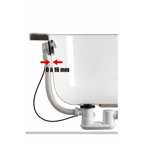 Vidage de baignoire automatique à câble ABS Réf 5820 Img 320