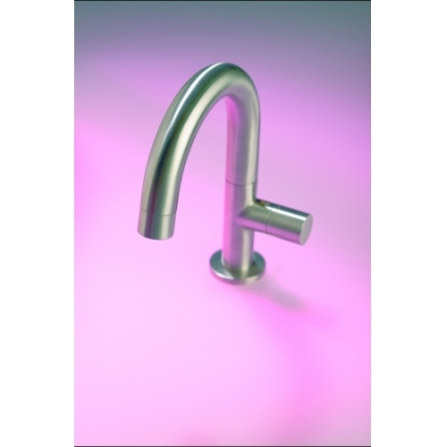 Mitigeur lavabo bec court Inox KNICK