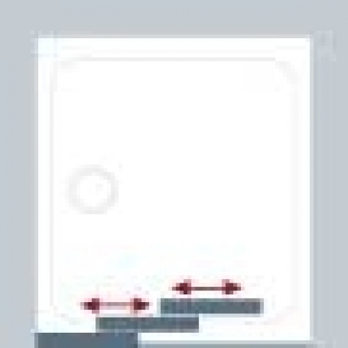 Porte coulissante seule 3 panneaux 100cm Schéma