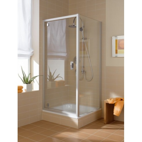 Paroi de douche pivotante en niche IBIZA 2000