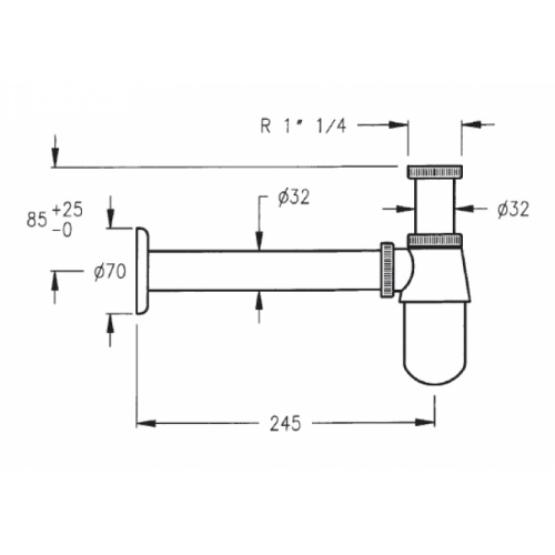 Siphon laiton chromé 1290 Ramon Soler 1290 cote