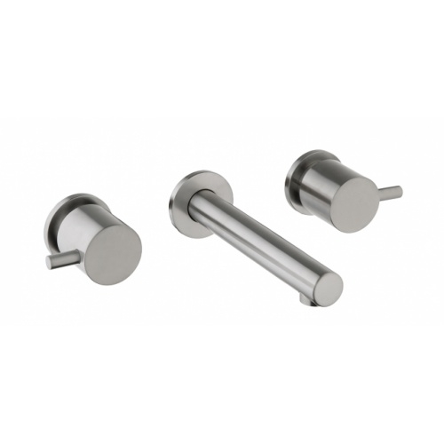 Mélangeur lavabo encastrer 3 trous R003103 bec fixe 160mm DMB SUPERINOX