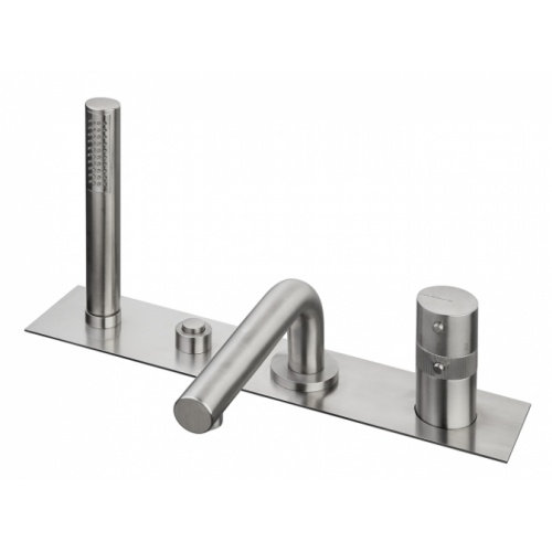 Mitigeur thermostatique bain/douche à poser R003204 bec fixe DMB SUPERINOX