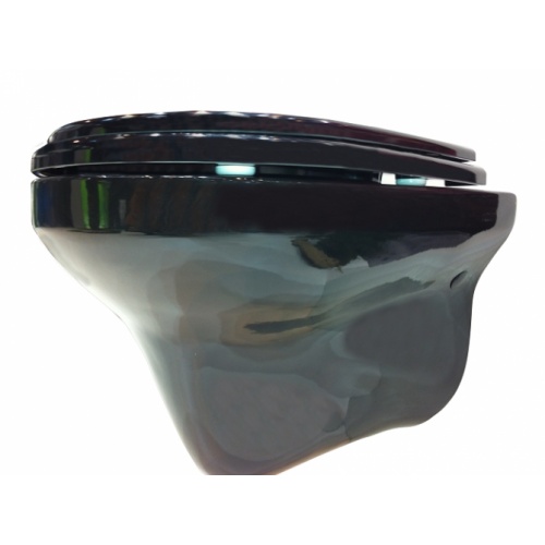 Cuvette suspendue en porcelaine noire REGIPLAST Photo4 2 Cuvette suspendue en porcelaine noire REGIPLAST Photo4 2