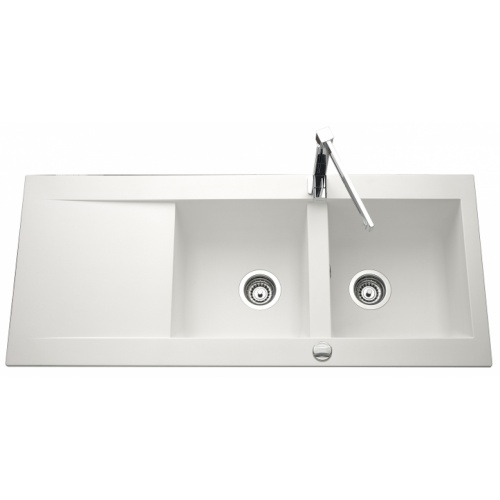 Evier de cuisine Imperia 2 C EV 169 blanc