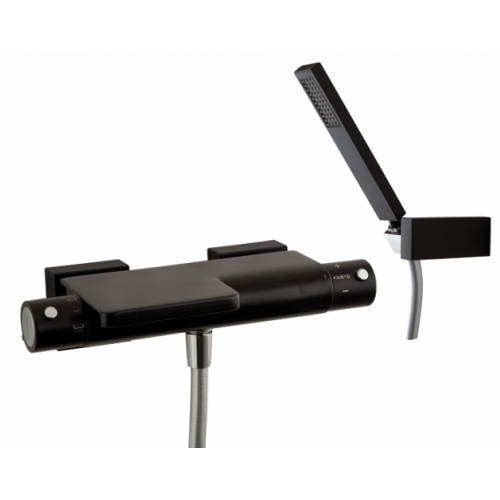 Mitigeur thermostatique Bain-Douche noir TERMOAROLA 2639MKN