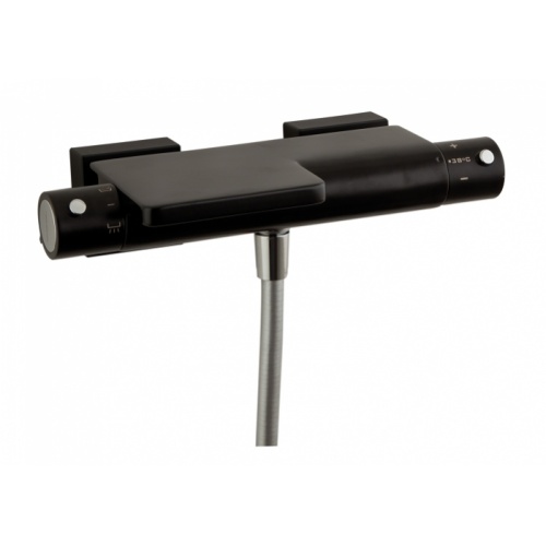 Mitigeur thermostatique Bain-Douche noir TERMOAROLA 2639SN
