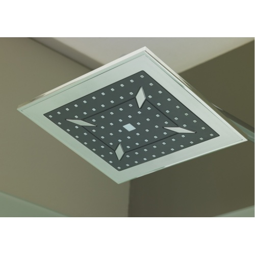 Cabine de douche EDEN Carré portes coulissantes 80x80 Zoom douche pluie eden