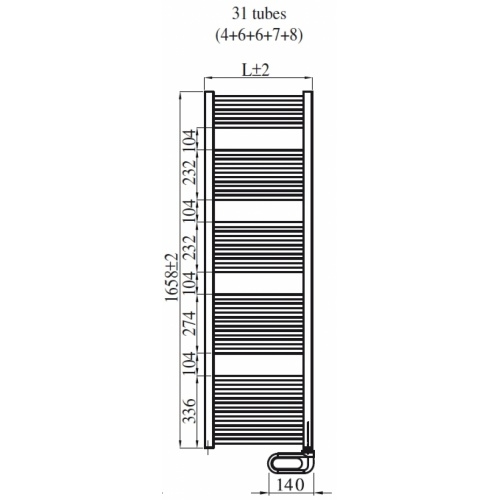 Sèche-serviettes FLECHE EJ Electrique 1000 W blanc Fleche 1000 cotes Sèche-serviettes FLECHE EJ Electrique 1000 W blanc Fleche 1000 cotes