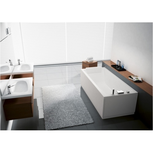 Baignoire CALOS 2.0 - 1 Tablier Frontal - 150x70cm - Blanc Mat Calos basic Baignoire CALOS 2.0 - 1 Tablier Frontal - 150x70cm - Blanc Mat Calos basic