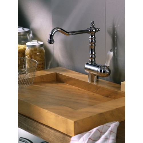 Mitigeur évier rétro FARFALLE bec potence orientable chromé - FR13351 Fr13351 Mitigeur évier rétro FARFALLE bec potence orientable chromé - FR13351 Fr13351