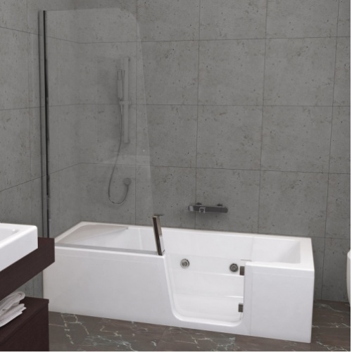 Concept Bain/Douche Kineduo droite à encastrer 180x80 KINEDO Concept Bain/Douche Kineduo droite à encastrer 180x80 KINEDO