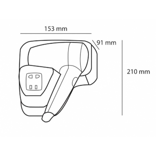 Sèche-cheveux avec prise rasoir CASSELIN - CSC1 CSC1 Schéma