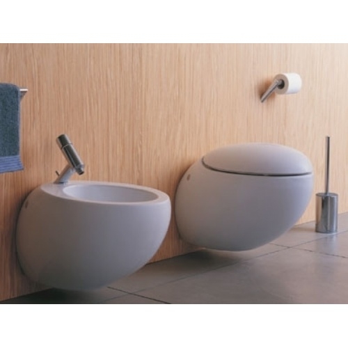 Cuvette suspendue sans bride ALESSI One avec abattant frein de chute Laufen alessi one 01 Cuvette suspendue sans bride ALESSI One avec abattant frein de chute Laufen alessi one 01