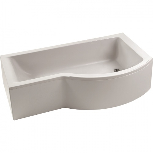 Baignoire-douche asymétrique nue Connect Droite 170x70