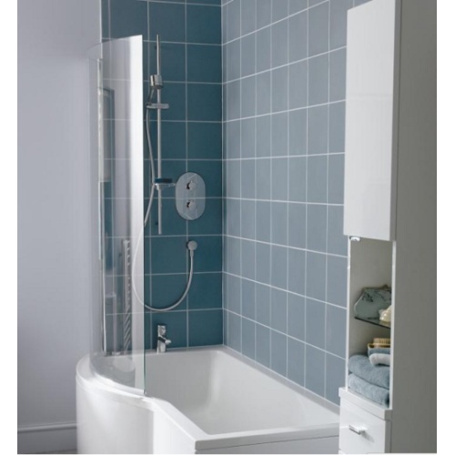 Baignoire-douche asymétrique nue Connect Gauche 150x70 Connect150foto2