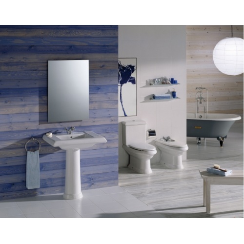 OLD - Lavabo sur colonne rétro America 630x510mm Fichiersarmel 0191100 28458