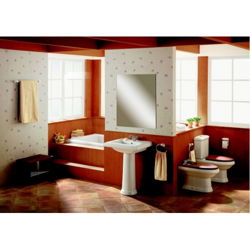 OLD - Lavabo sur colonne rétro America 630x510mm America ambiance