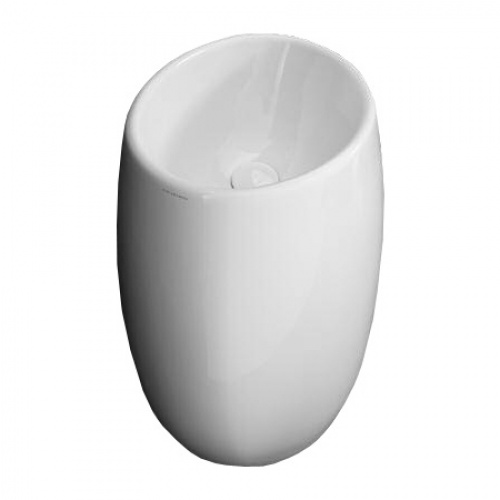 Lavabo sur colonne Moai blanche Scarabeo 8603 1 2 Lavabo sur colonne Moai blanche Scarabeo 8603 1 2