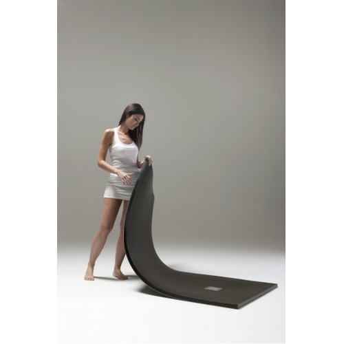 Receveur de douche souple SQUARE DRAIN Anthracite 90x206 cm Plato poliuretanano 2 soft baños10 [1600x1200]