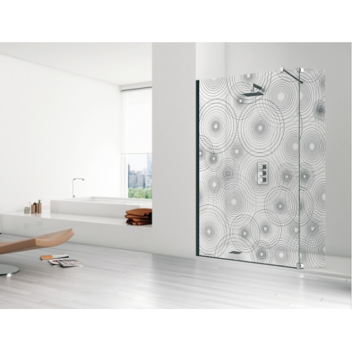 Paroi fixe + volet pivotant 90 + 30 cm Italo Bella Sérigraphié Optic Italo bella optic Paroi fixe + volet pivotant 90 + 30 cm Italo Bella Sérigraphié Optic Italo bella optic