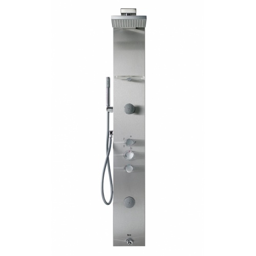 Colonne de douche thermostatique avec hydromassage en acier Neos 2 2013 7 2 7 52 51 888 7 Colonne de douche thermostatique avec hydromassage en acier Neos 2 2013 7 2 7 52 51 888 7