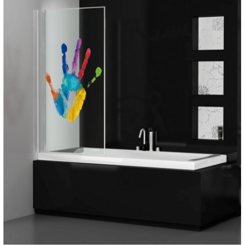 Pare baignoire 1 volet pivotant 85x150cm Picta gauche Main Pare baignoire 1 volet pivotant 85x150cm Picta gauche Main