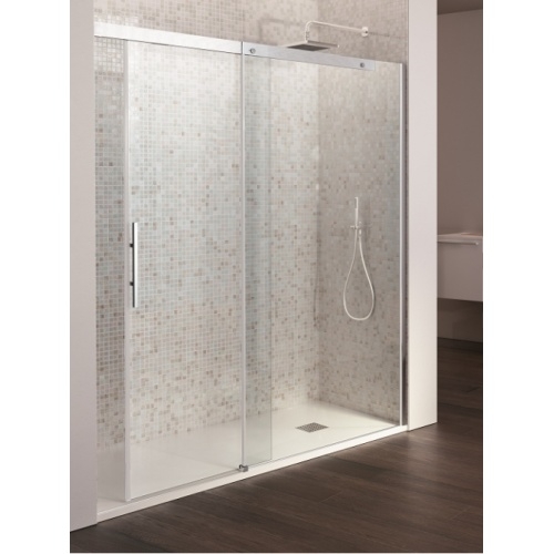 Porte coulissante Pluma Evo Porta Droite craquelé blanc 128cm Pluma porta droite zoom