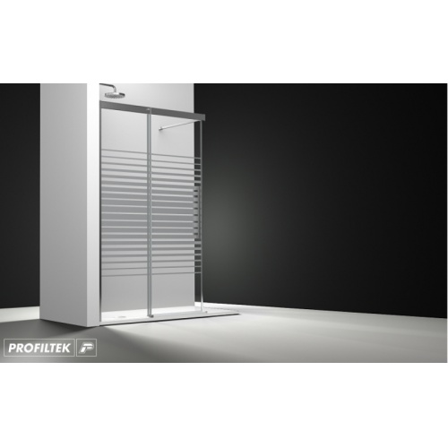 Paroi fixe + coulissant verre transparent sablé Medium 100cm Droite Va 250 transparent medium ouverture droite Paroi fixe + coulissant verre transparent sablé Medium 100cm Droite Va 250 transparent medium ouverture droite