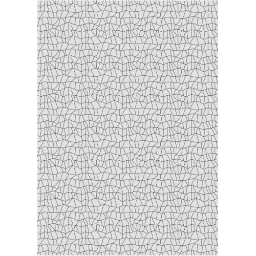 Paroi fixe + volet pivotant 80 + 30 cm Italo Bella Sérigraphié Craquelé Motif craquelure