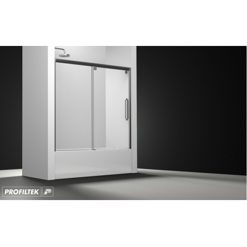 Paroi de baignoire transparent 1 panneau coulissant 150cm version droite Vt 110 transparent droite