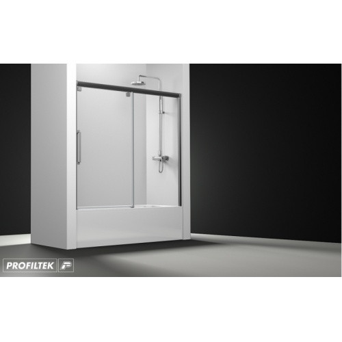 Paroi de baignoire transparent 1 panneau coulissant 170cm version gauche Vt 110 transparent gauche