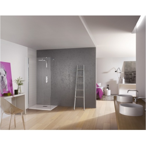 Paroi de douche fixe Kinespace Solo 80 cm Kinespace solo barre Paroi de douche fixe Kinespace Solo 80 cm Kinespace solo barre