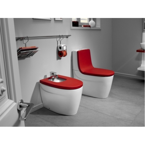 Pack WC sortie duale KHROMA Passion Red Ambiance rouge Pack WC sortie duale KHROMA Passion Red Ambiance rouge