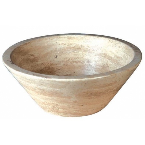 Vasque à poser en pierre conique diamètre 42cm UR1005