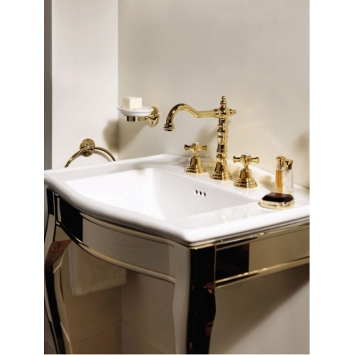 Mélangeur lavabo 3 trous CHAMBORD rétro doré - CH11252 Cn 207