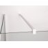 Paroi d'angle Young 2.0 GS+F Droite 80x80cm Transparent Silver 0 barre de renfort
