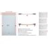 Receveur de douche CUSTOM Extraplat Blanc 100x80cm Schéma custom