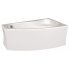 Baignoire asymétrique droite 160x100 Sicilia sans tablier S301 036 ambiance