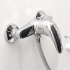 Cabine de douche Kineprime (18 cm) - Pivotante - 1/4 de Rond 80cm Mitigeur Mécanique KINEPRIME