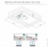 Receveur Extraplat NOVOSOLID Blanc Mat 150x70 cm Installation au niveau du sol NOVOSOLID
