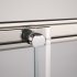 Porte coulissante ZEPHYROS 2.0 2P - Verre transparent - Profilés Noir - 170cm Zephyros cuscinetto